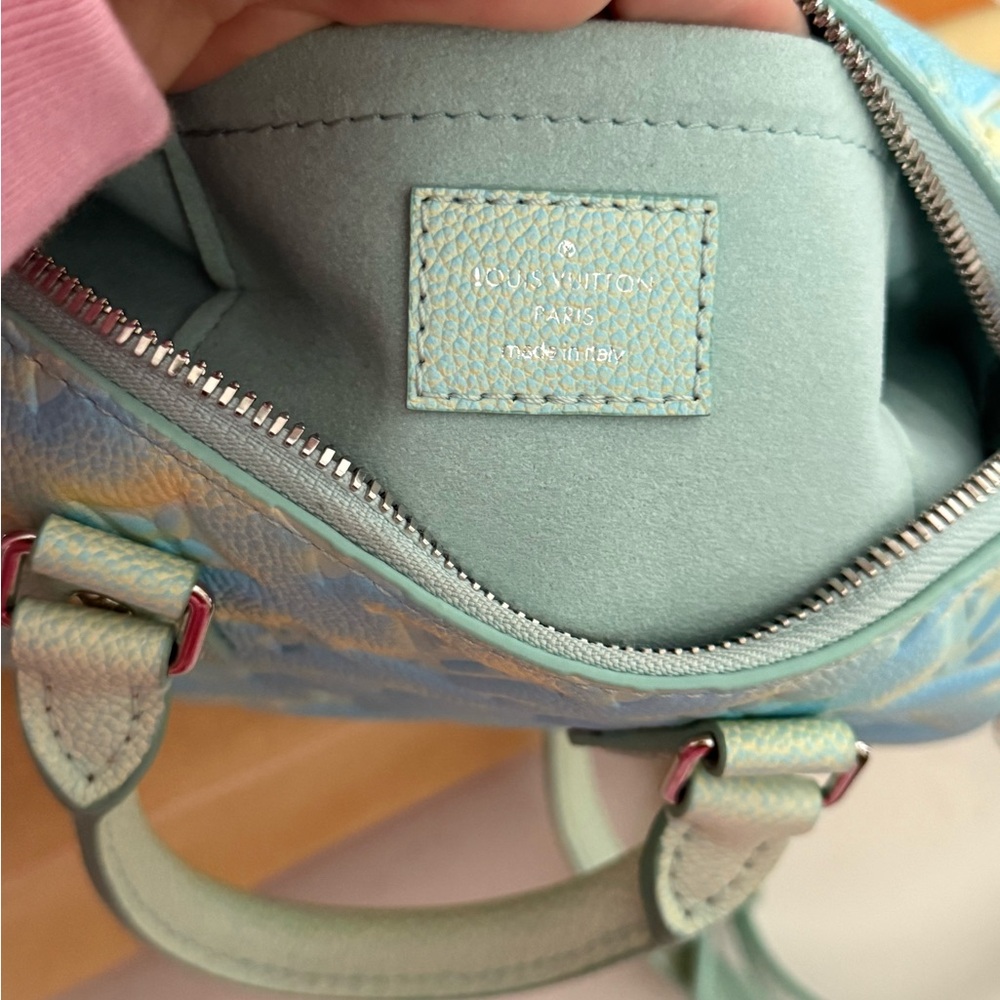 LOUIS VUITTON Summer Stardust Monogram Speedy Bandouliere 20 NWT Full inclusion - Picture 14 of 16